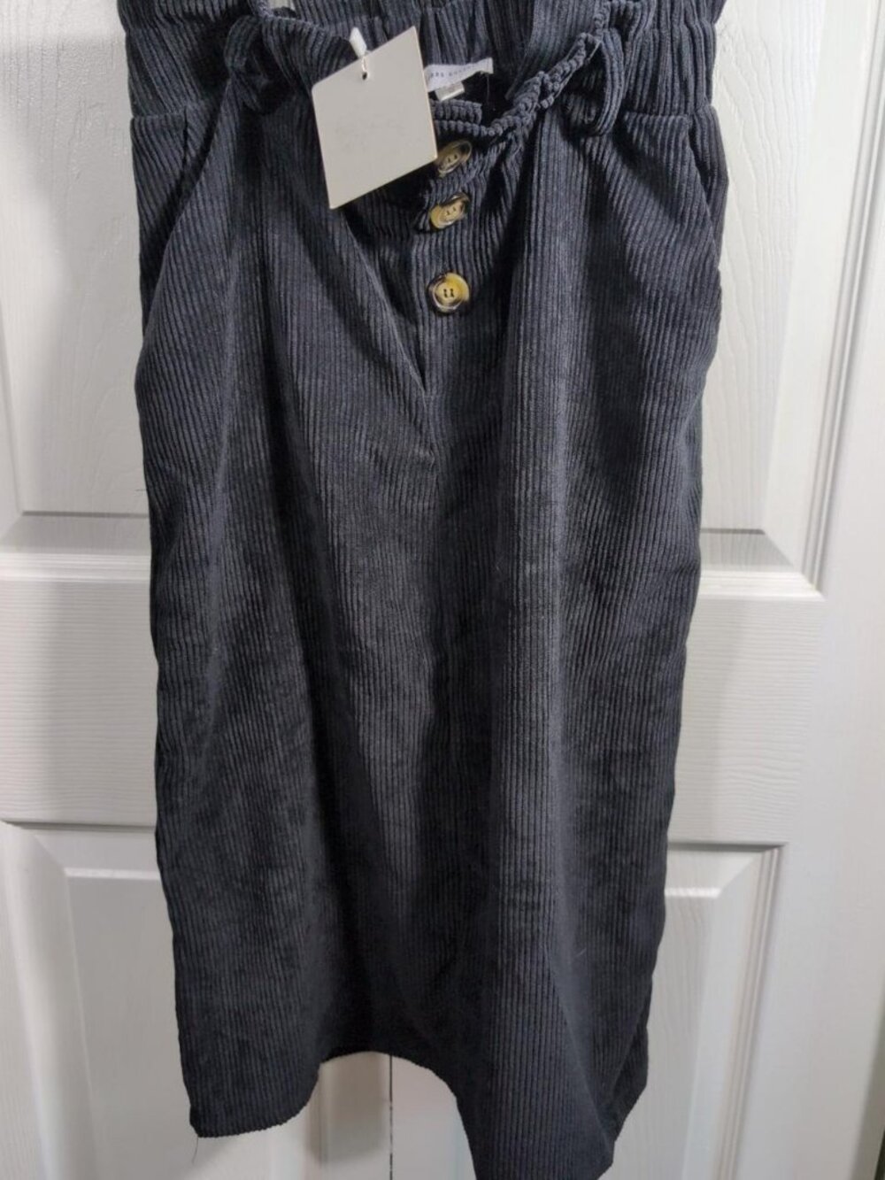 New Black Overall Dress